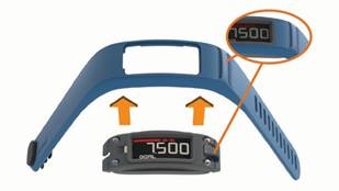 v&iacute;vofit 2 құрылғысының батареяларын ауыстыру - 3-қадам