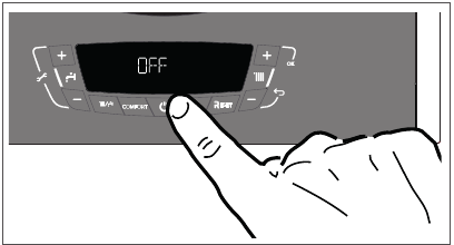 De unit uitschakelen