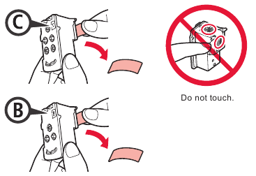 Instalarea cartușului - Pasul 3