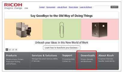 Preuzimanje upravljačkog programa pisača - 1. korak