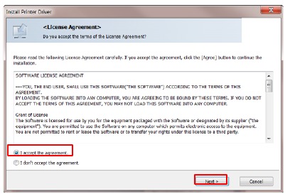 Da biste instalirali upravljački program pisača, postupite na sljedeći način - 2. korak