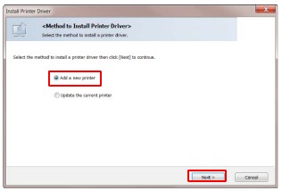 Da biste instalirali upravljački program USB pisača, postupite na sljedeći način - 4. korak