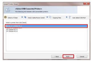 Da biste instalirali upravljački program USB pisača, postupite na sljedeći način - 6. korak