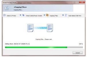 Da biste instalirali upravljački program USB pisača, postupite na sljedeći način - 8. korak
