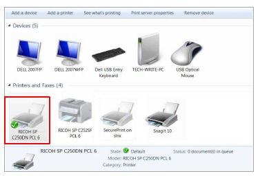 Da biste ispisali probnu stranicu, postupite na sljedeći način - 1. korak