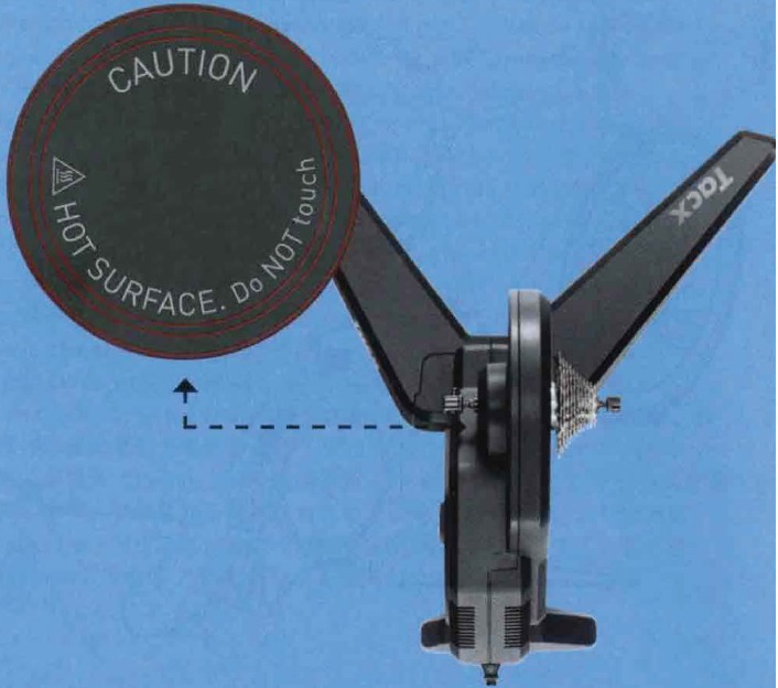 Varnostno opozorilo o vroči povr&scaron;ini izdelka