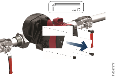 Zmiana położenia głowicy pompy - Krok 1