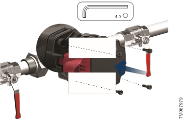 Zmiana położenia głowicy pompy - Krok 2