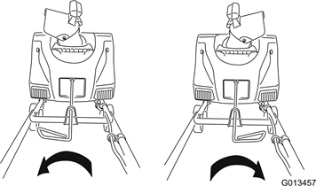 Latako valdymo strypo montavimas - 3 žingsnis