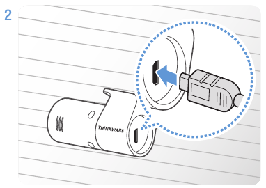 Lidhja e kabllit t&euml; kamer&euml;s s&euml; pasme - Hapi 2