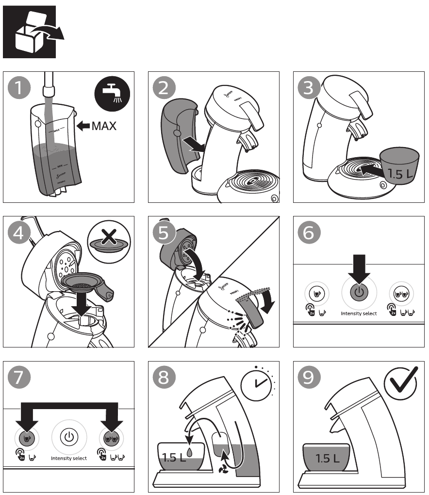 Nustatymas &ndash; 1 žingsnis
