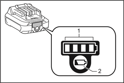 Indicazione della capacit&agrave; residua della batteria