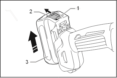 Installazione o rimozione della cartuccia della batteria