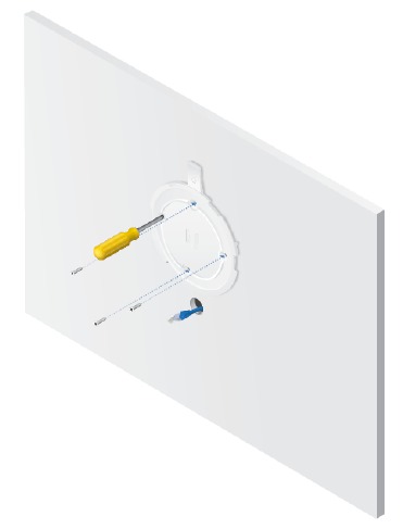 Installazione hardware - Montaggio a parete - Passaggio 6