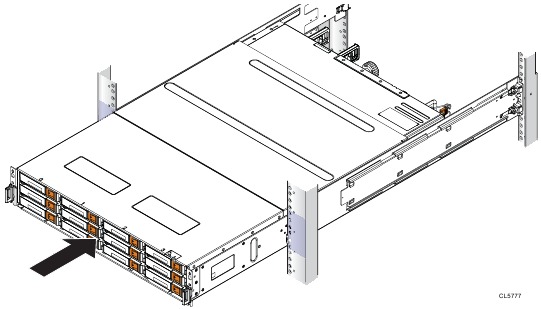 Installare il sistema sulle guide - Passaggio 1