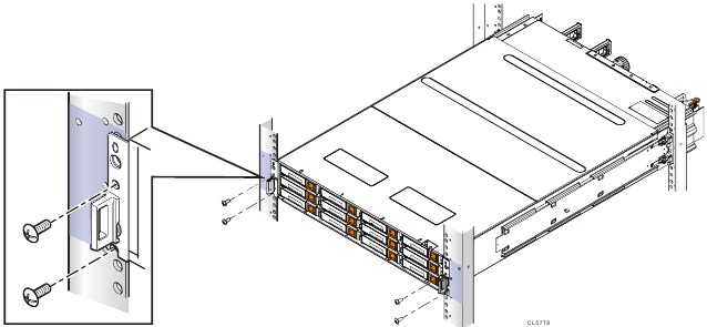 Installare il sistema sulle guide - Passaggio 2