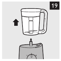 Odstranjevanje posode z enote motorja