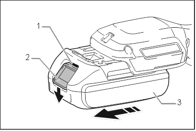 De accu plaatsen of verwijderen