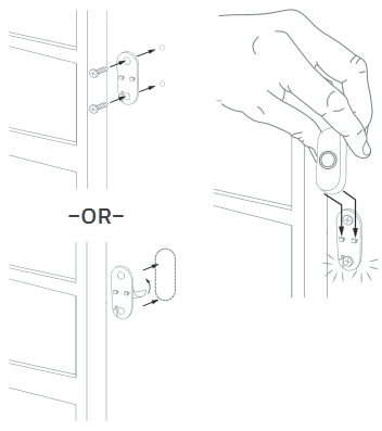 A nyom&oacute;gomb felszerel&eacute;se