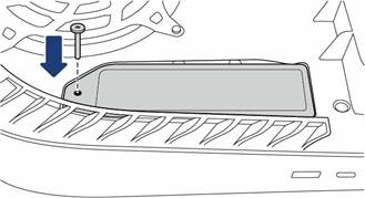 Namestitev - Pritrdite pokrov reže za raz&scaron;iritev