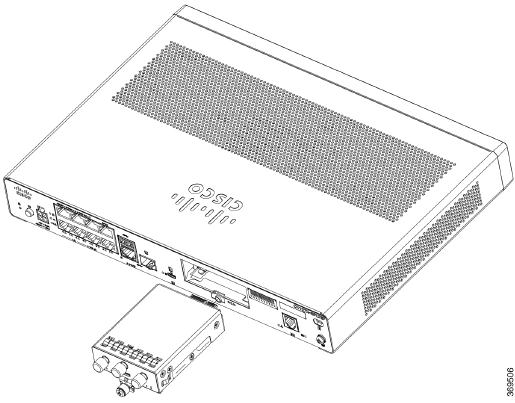 Instalirajte LTE priključni modul/C1101-4P - 2. korak