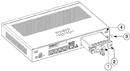 Instalirajte LTE priključni modul/C1101-4P - 1. korak