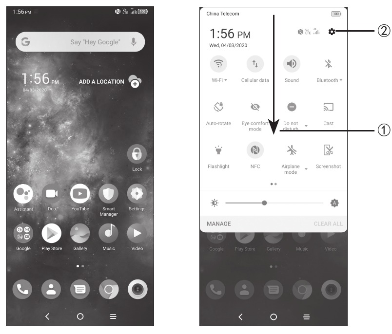 Ecr&atilde; principal