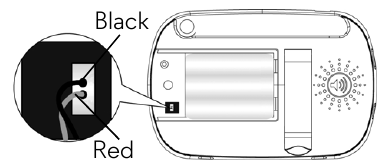 Batterij installeren in de ouderunit