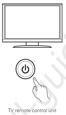 Encender el televisor