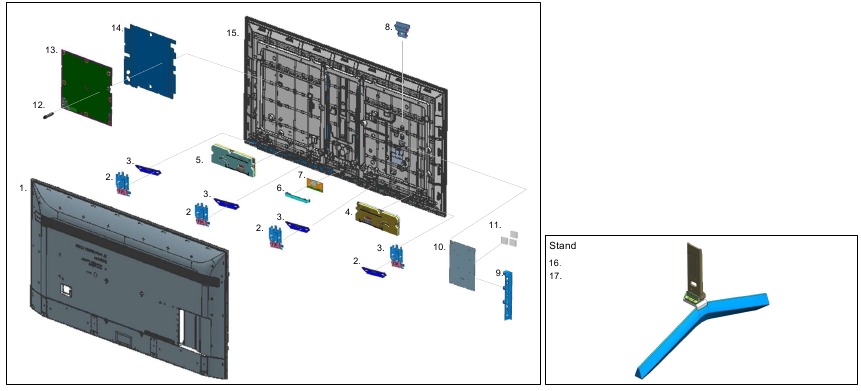 VISTA EXPLODIDA E LISTA DE PE&Ccedil;AS 75