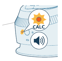 Lampka Easy De-Calc zaczyna migać