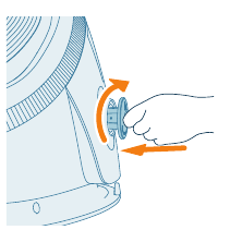 Wł&oacute;ż ponownie pokrętło EASY DE-CALC