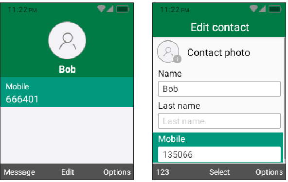 Contactos - Editar un contacto