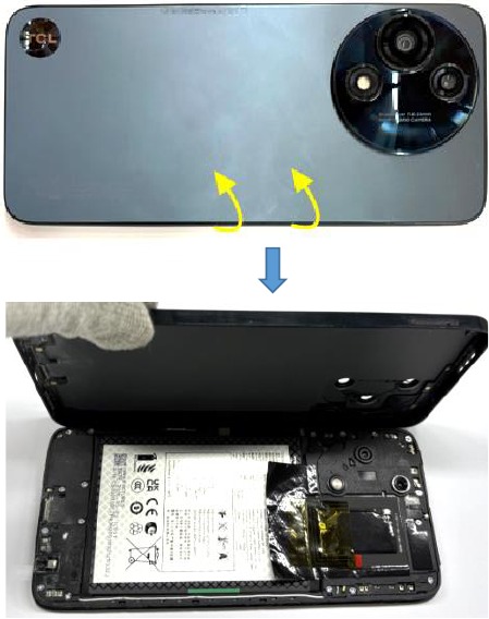 H&aacute;tlap szerelv&eacute;ny - 1. l&eacute;p&eacute;s