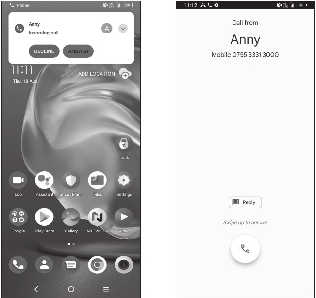 P&euml;rgjigjja e nj&euml; telefonate
