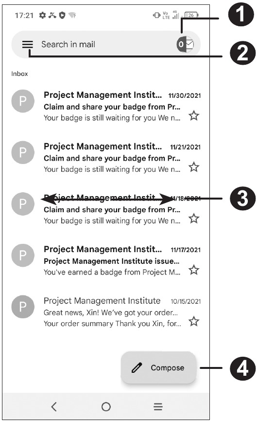 P&euml;rdorimi i Gmail