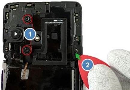 Akun irrotus - Vaihe 2