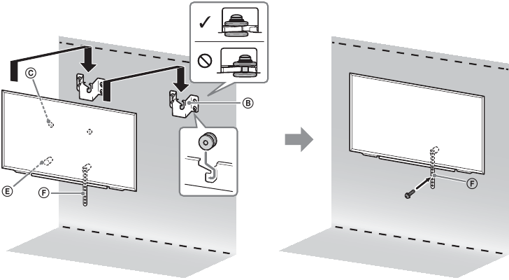 Veggmonteringsadapter &ndash; Trinn 7