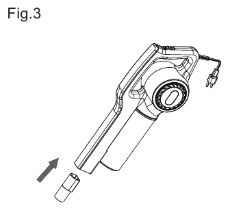 Insertion of the accessories - Step 1