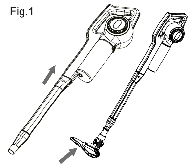 Vacuuming function - Step 1