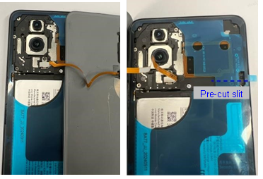 Sustituir la cubierta posterior - Montaje - Paso 2