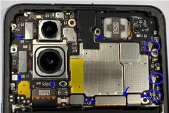 Sustituir la placa M - Desmontaje - Paso 1