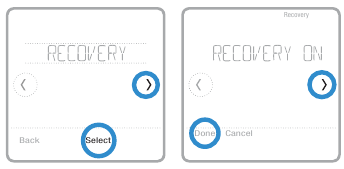 Habilitando/desabilitando a recupera&ccedil;&atilde;o inteligente adapt&aacute;vel