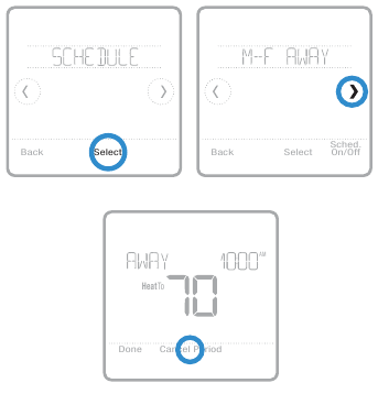 Definindo uma programa&ccedil;&atilde;o baseada em tempo no termostato - Etapa 2