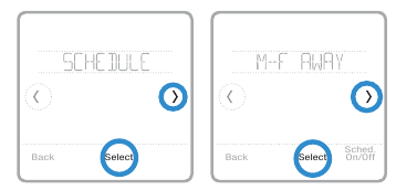 Definindo uma programa&ccedil;&atilde;o baseada em tempo no termostato - Etapa 1
