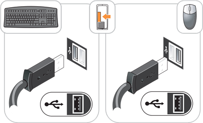 Klaviatūros ir pelės nustatymas