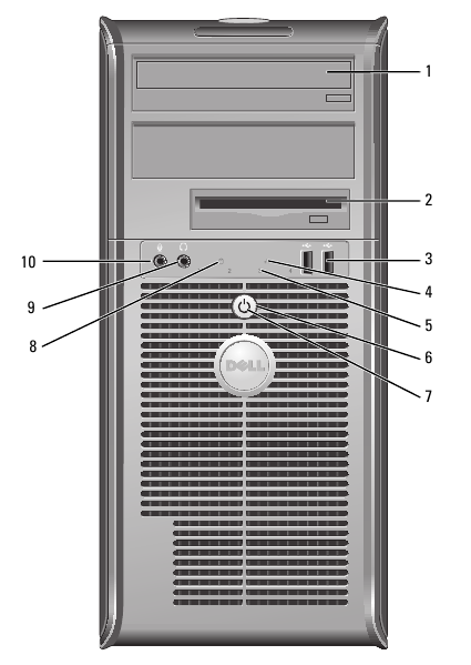 Ordenador Mini Torre - Vista frontal