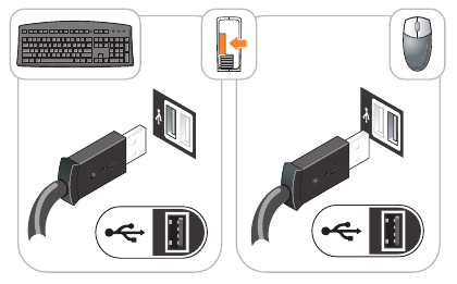 Configure su teclado y mouse