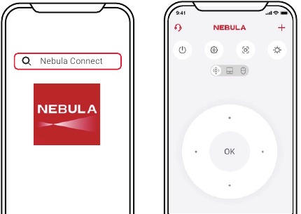 Controllo del dispositivo con l'app NEBULA Connect