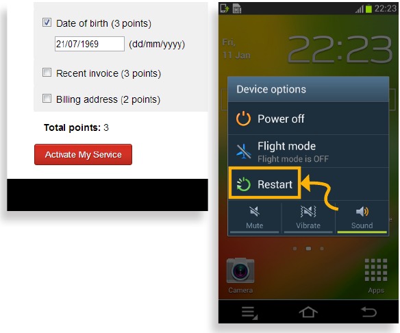 Konfiguration af din enhed - Trin 3